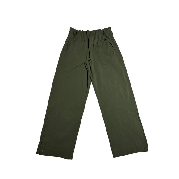 Athleta Trekkie High Rise Parachute Green Pant-sz 12 - Picture 5 of 15